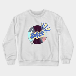 Y2K design 'SUPER' Crewneck Sweatshirt